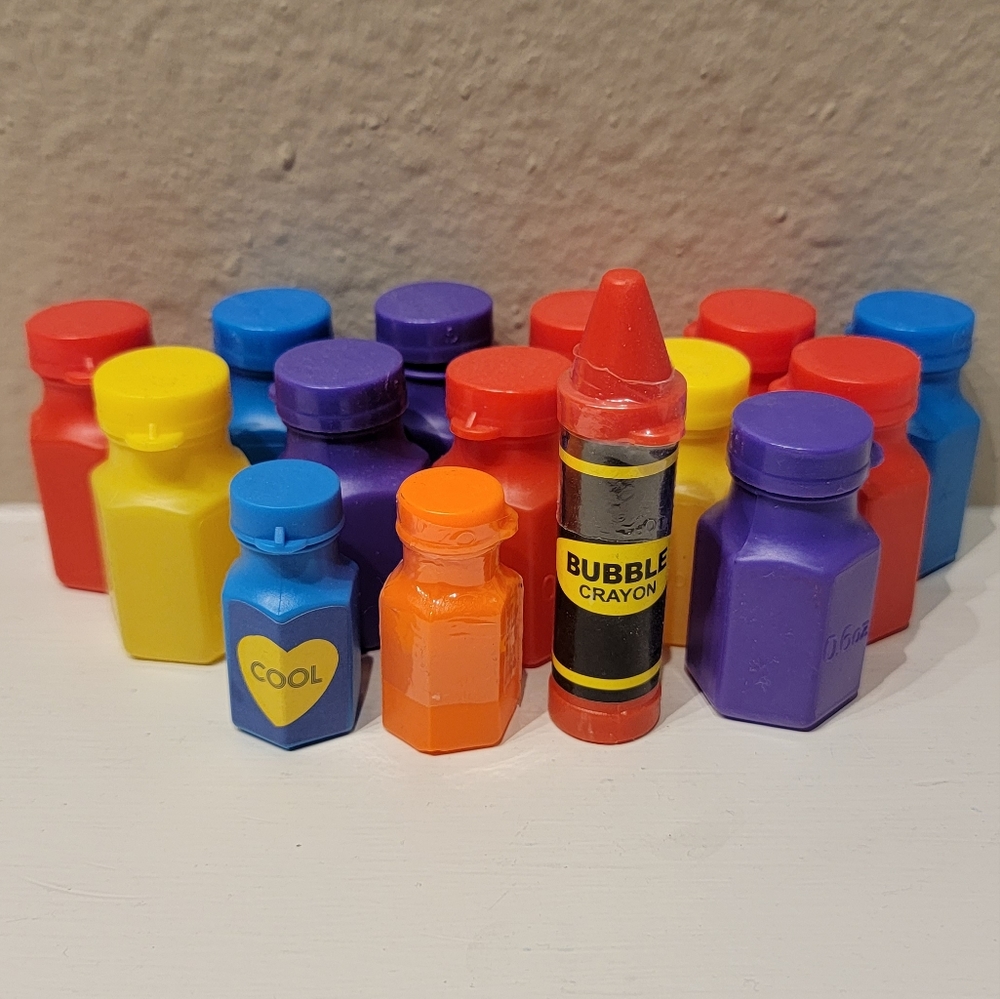 Small bottles of bubbles